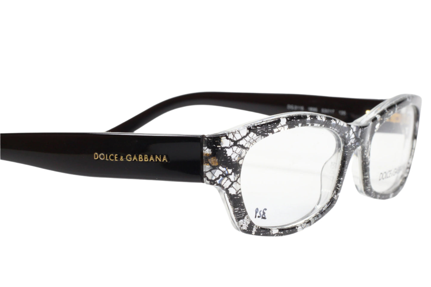 Dolce & Gabbana DG3115 1895 Clear Black Lace Gold Luxury Italy Eyeglasses Optical Frames ABC Optical Eyeglasses