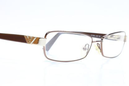 Emporio Armani EA9662 L3W Brown Metal Designer Italy Eyeglasses Optical Frames ABC Optical Eyeglasses