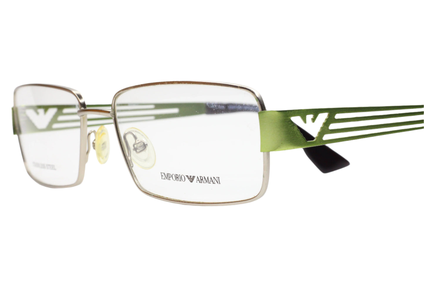 Emporio Armani EA9599 CTI Silver Green Designer Italy Eyeglasses Optical Frames ABC Optical Eyeglasses