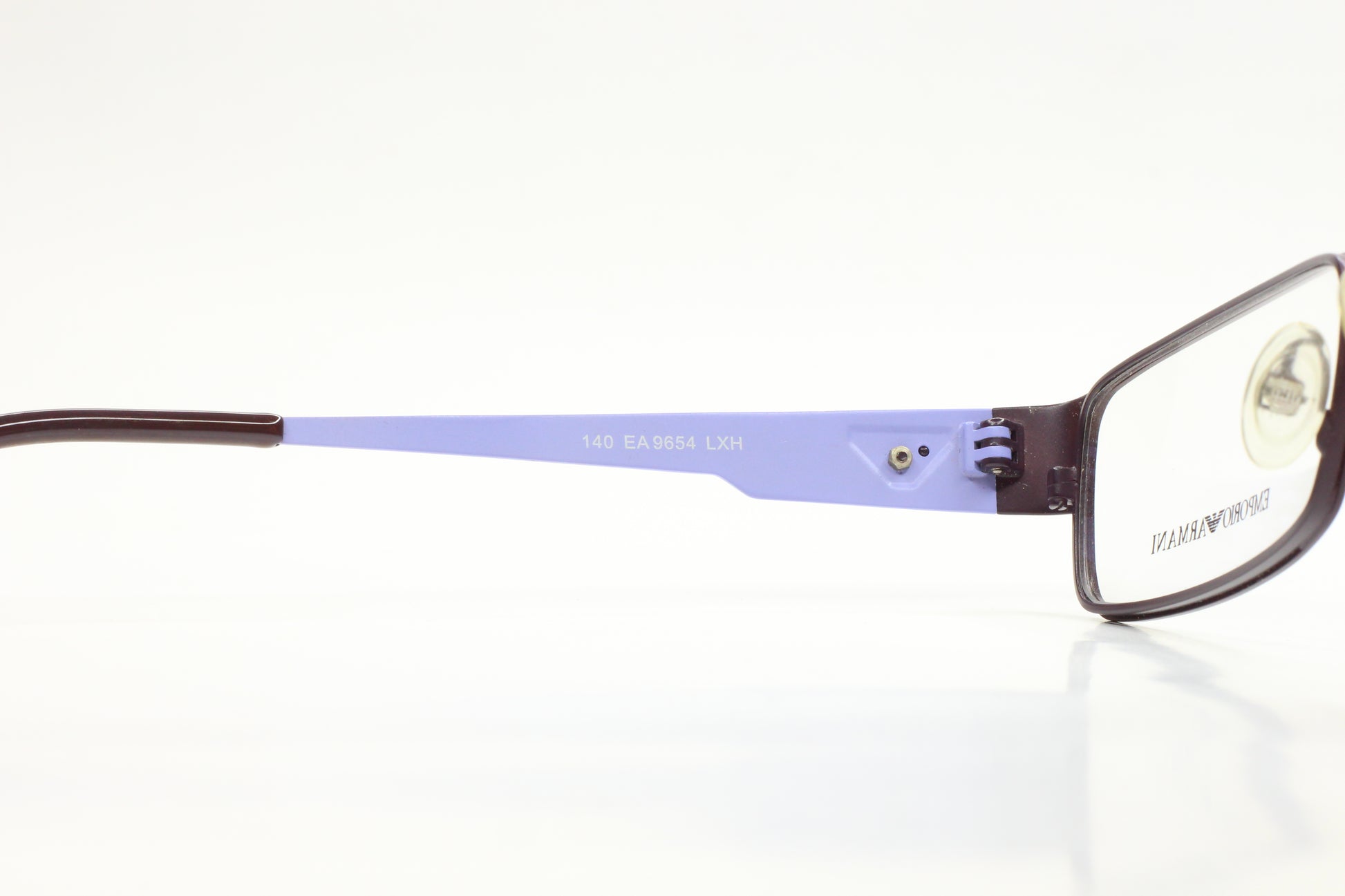 Emporio Armani EA9654 LXH Purple Stainless Designer Italy Eyeglasses Optical Frames ABC Optical Eyeglasses