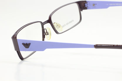 Emporio Armani EA9654 LXH Purple Stainless Designer Italy Eyeglasses Optical Frames ABC Optical Eyeglasses