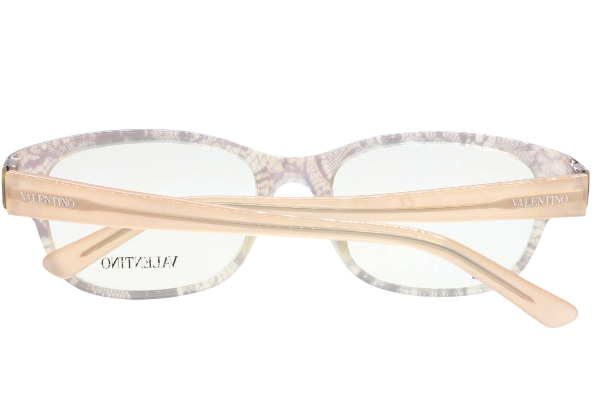 Valentino V2629 610 Brown Snake Skin Clear Luxury Italy Eyeglasses -Wo Optical Frames ABC Optical Eyeglasses