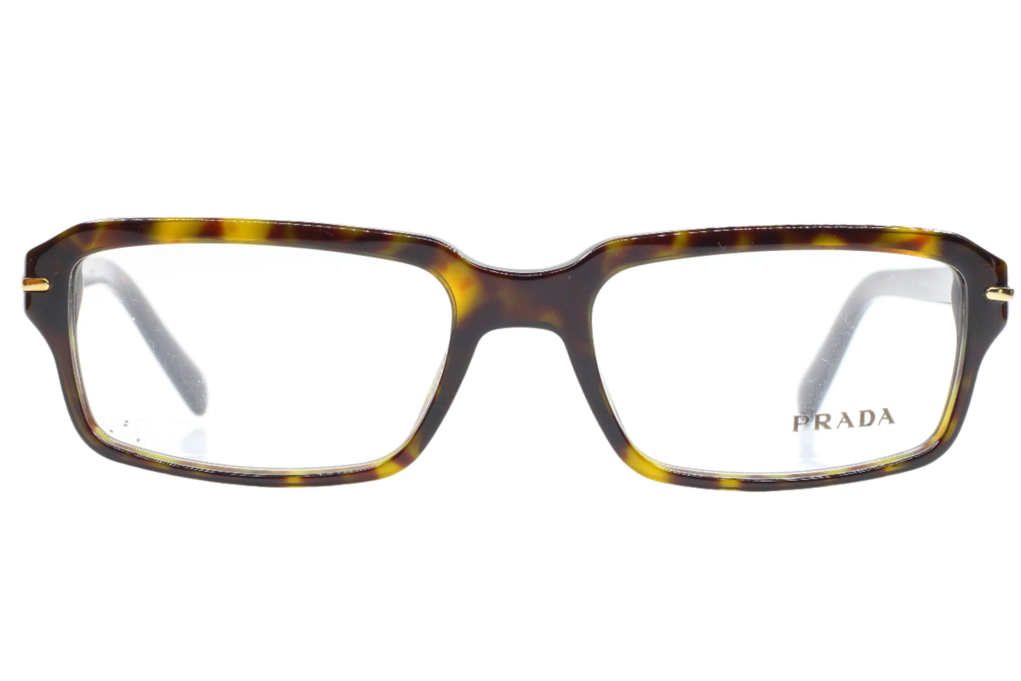 Prada VPR09N 2AU-101 Havana Brown Luxury Italy Eyeglasses -Ma 53-17-135 Havana Brown Acetate Optical Frames ABC Optical Eyeglasses