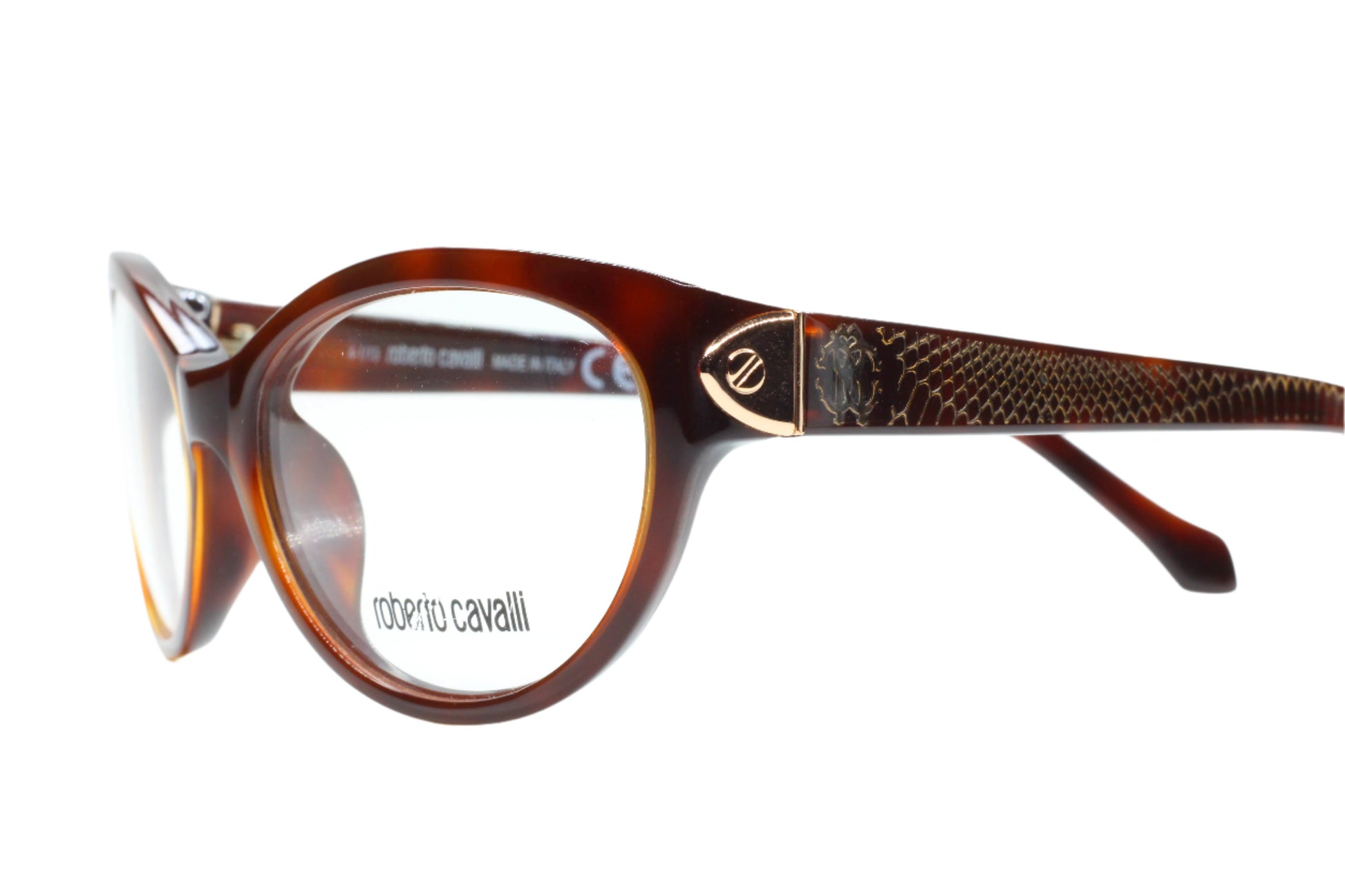 Roberto Cavalli RC769U 052 Felicite Brown Luxury Italy Eyeglasses -Wo Optical Frames ABC Optical Eyeglasses