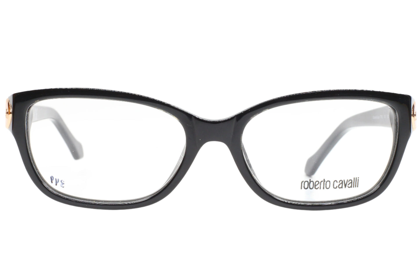 Roberto Cavalli RC770U 001 Grande Soeur Black Gold Luxury Italy Eyeglasses Optical Frames ABC Optical Eyeglasses