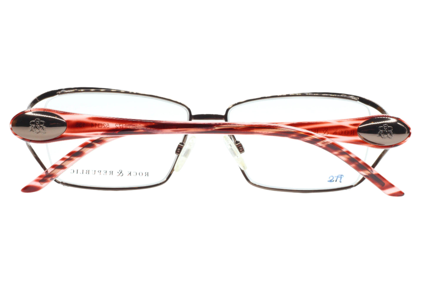 Rock & Republic RR021 073 Gold Groove Luxury Italy Eyeglasses -Wo Optical Frames ABC Optical Eyeglasses