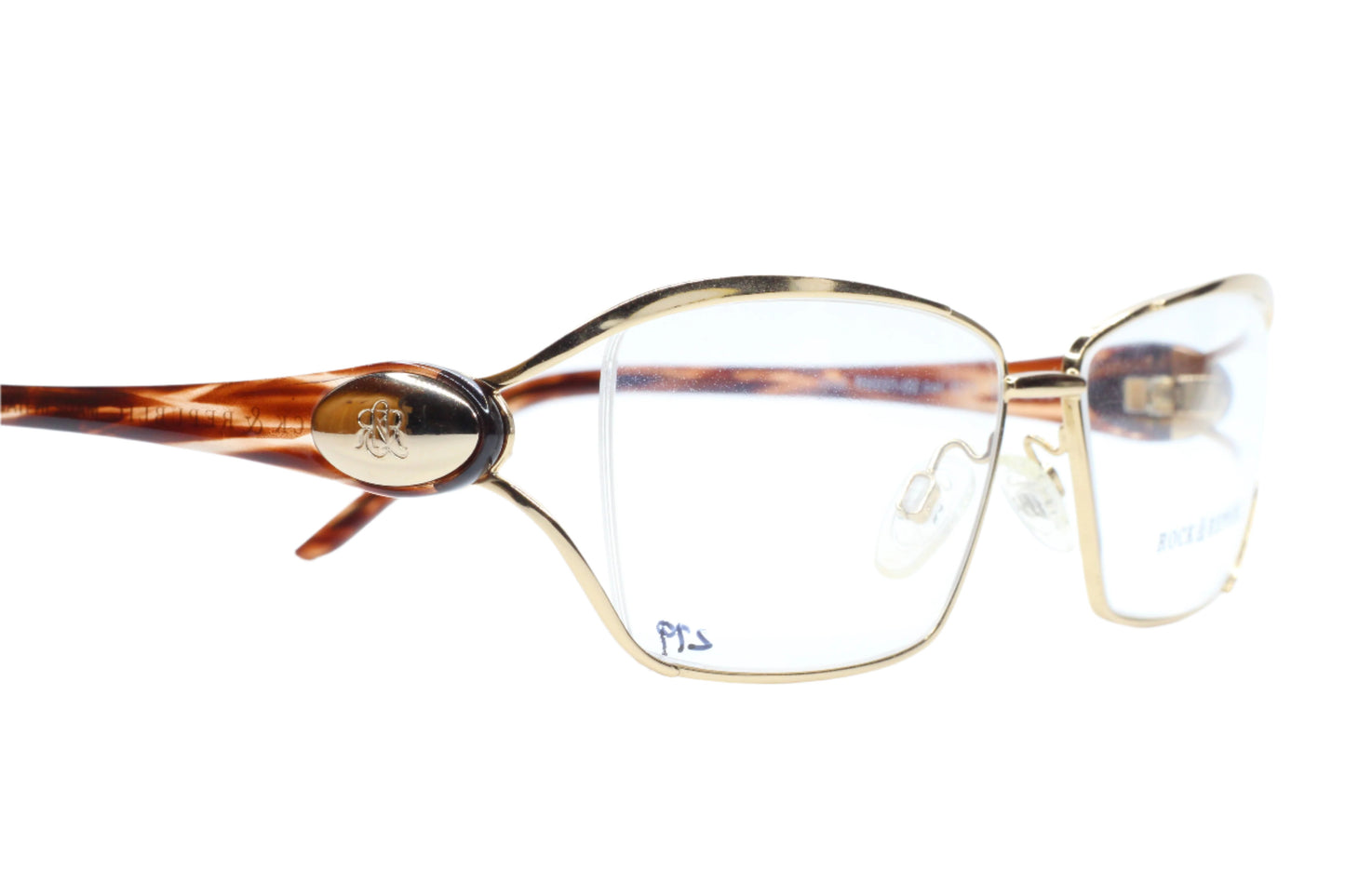 Rock & Republic RR021 073 Gold Groove Luxury Italy Eyeglasses -Wo Optical Frames ABC Optical Eyeglasses