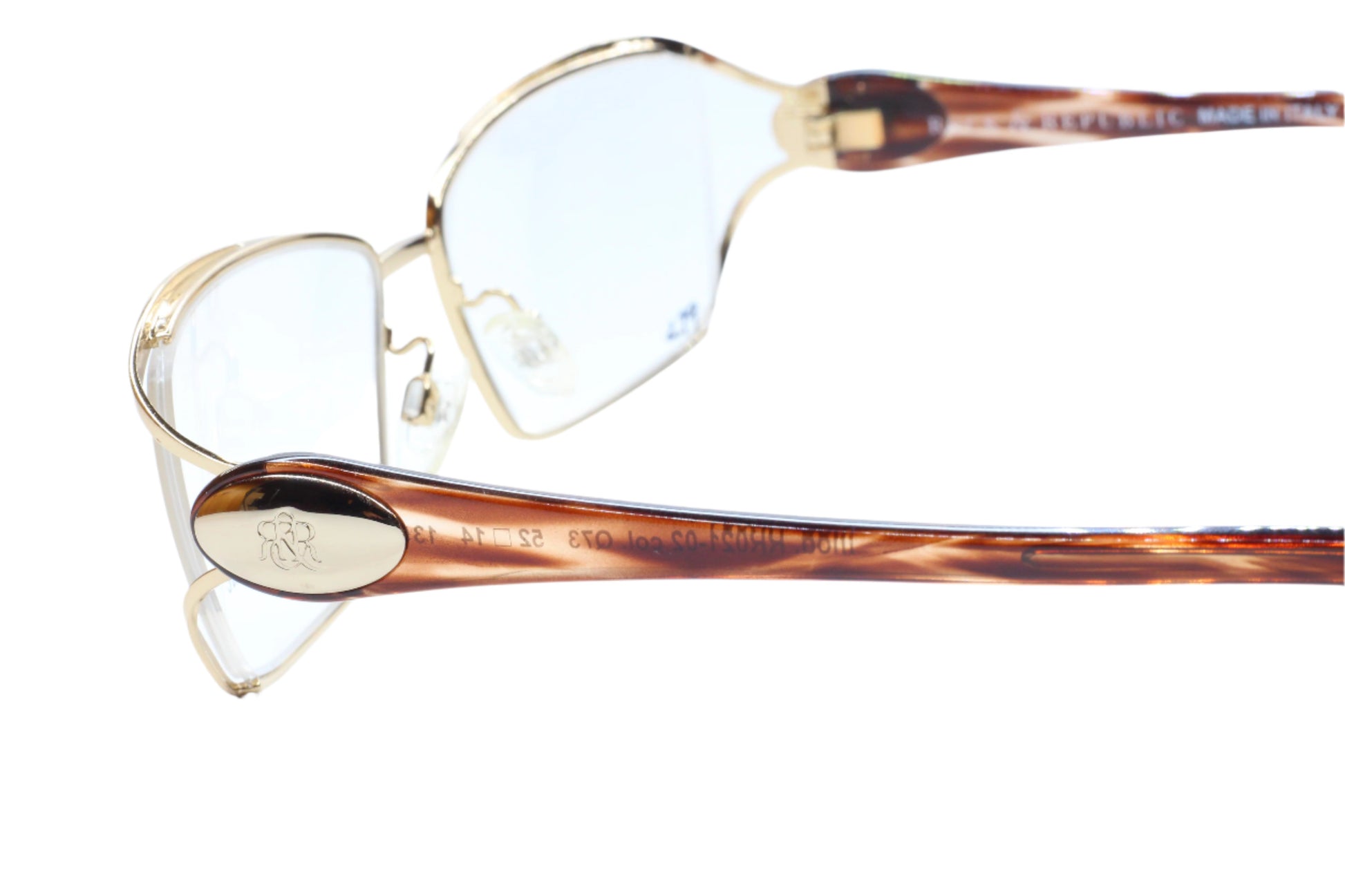 Rock & Republic RR021 073 Gold Groove Luxury Italy Eyeglasses -Wo Optical Frames ABC Optical Eyeglasses