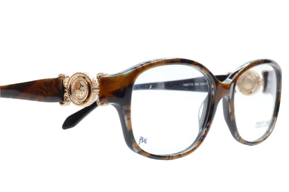 Roberto Cavalli Haiti 773 056 Brown Havana Gold Luxury Italy Eyeglasses -Wo Optical Frames ABC OPTICAL Eyeglasses