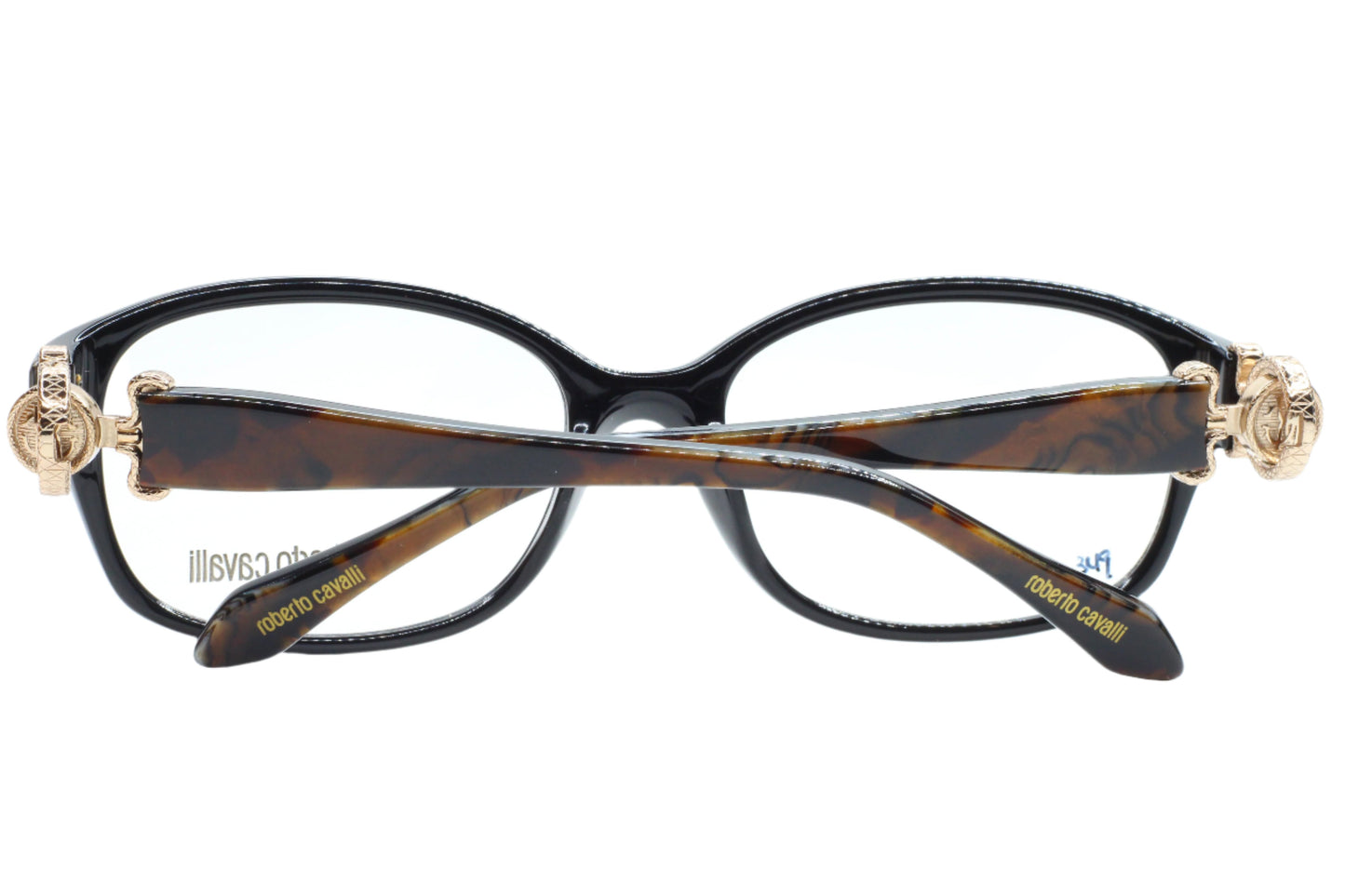 Roberto Cavalli Haiti 773 056 Brown Havana Gold Luxury Italy Eyeglasses -Wo Optical Frames ABC OPTICAL Eyeglasses