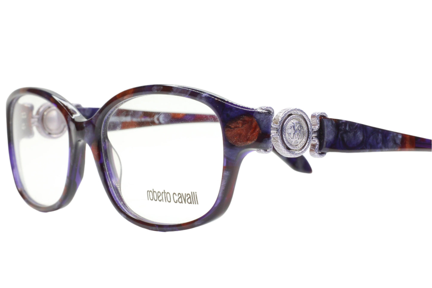 Roberto Cavalli Haiti 773 056 Brown Havana Gold Luxury Italy Eyeglasses -Wo Optical Frames ABC OPTICAL Eyeglasses