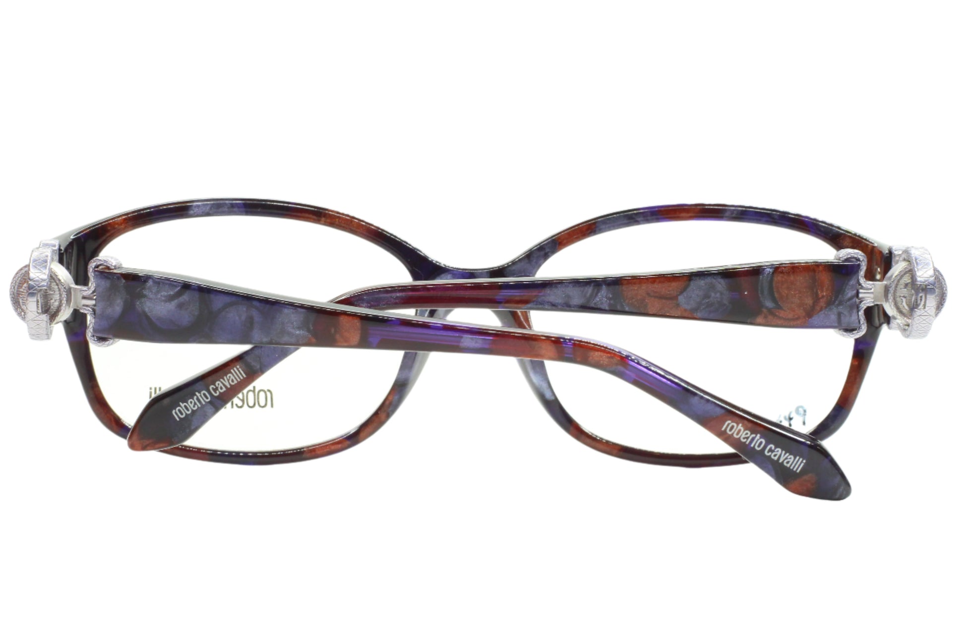 Roberto Cavalli Haiti 773 056 Brown Havana Gold Luxury Italy Eyeglasses -Wo Optical Frames ABC OPTICAL Eyeglasses