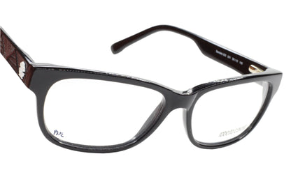 Roberto Cavalli Sandalo 630 001 Black Silver Luxury Italy Eyeglasses Optical Frames ABC Optical Eyeglasses