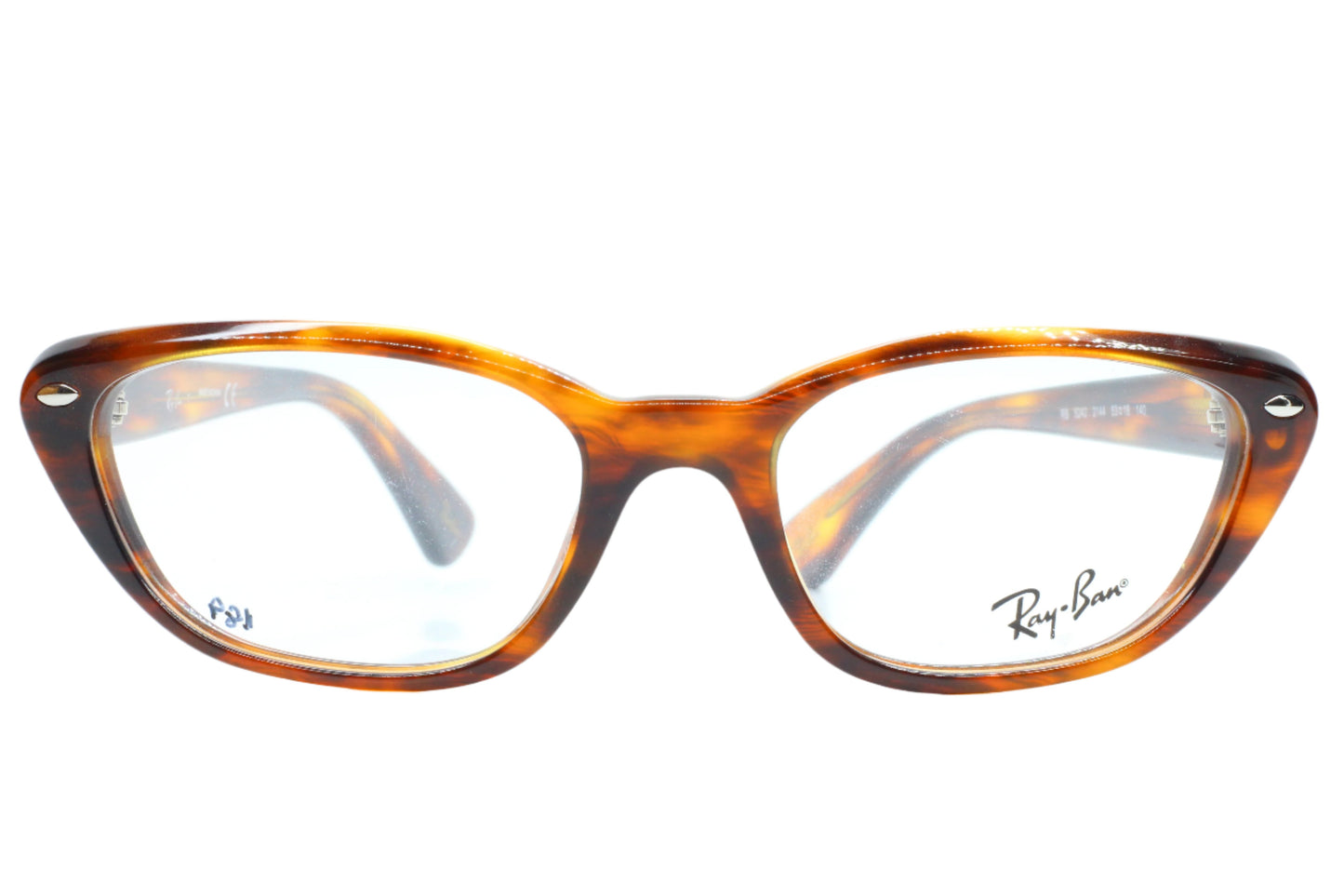Ray-Ban RB5242 2144 Havana Brown Designer Italy Eyeglasses 53-18-140 Havana Brown Acetate Optical Frames ABC OPTICAL Eyeglasses