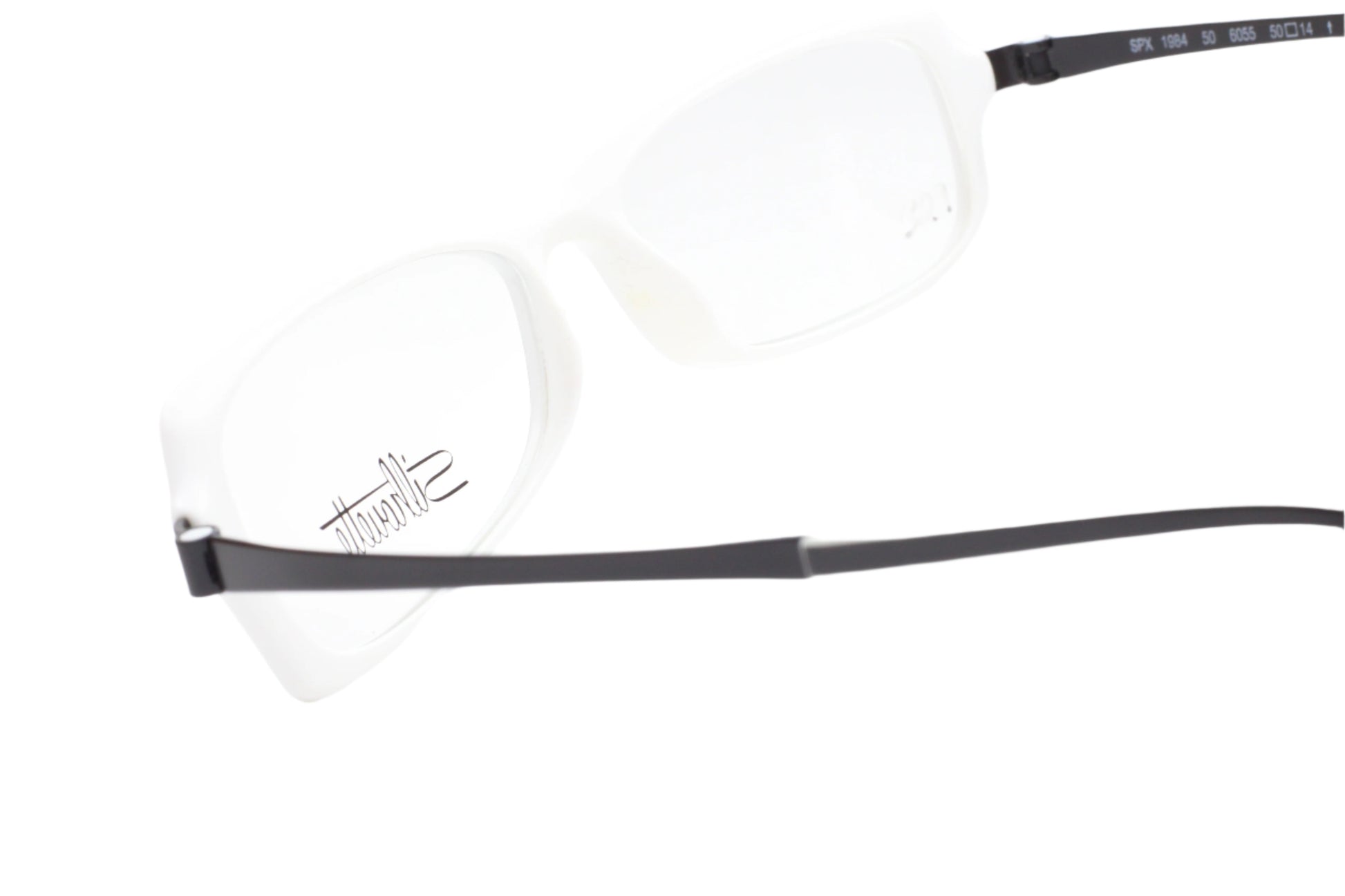 Silhouette SPX 1984 6055 Black White Designer Austria Eyeglasses -Wo Optical Frames ABC OPTICAL Eyeglasses