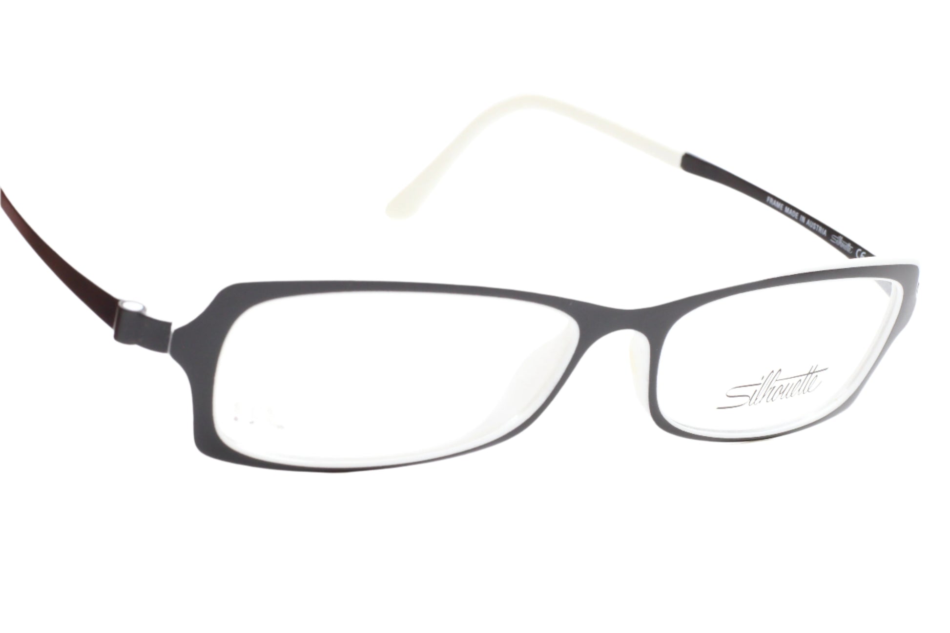 Silhouette SPX 1984 6055 Black White Designer Austria Eyeglasses -Wo Optical Frames ABC OPTICAL Eyeglasses