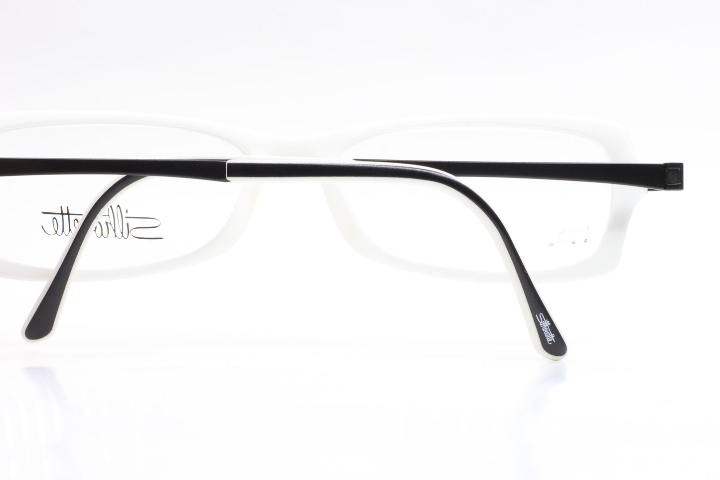 Silhouette SPX 1984 6055 Black White Designer Austria Eyeglasses -Wo Optical Frames ABC OPTICAL Eyeglasses