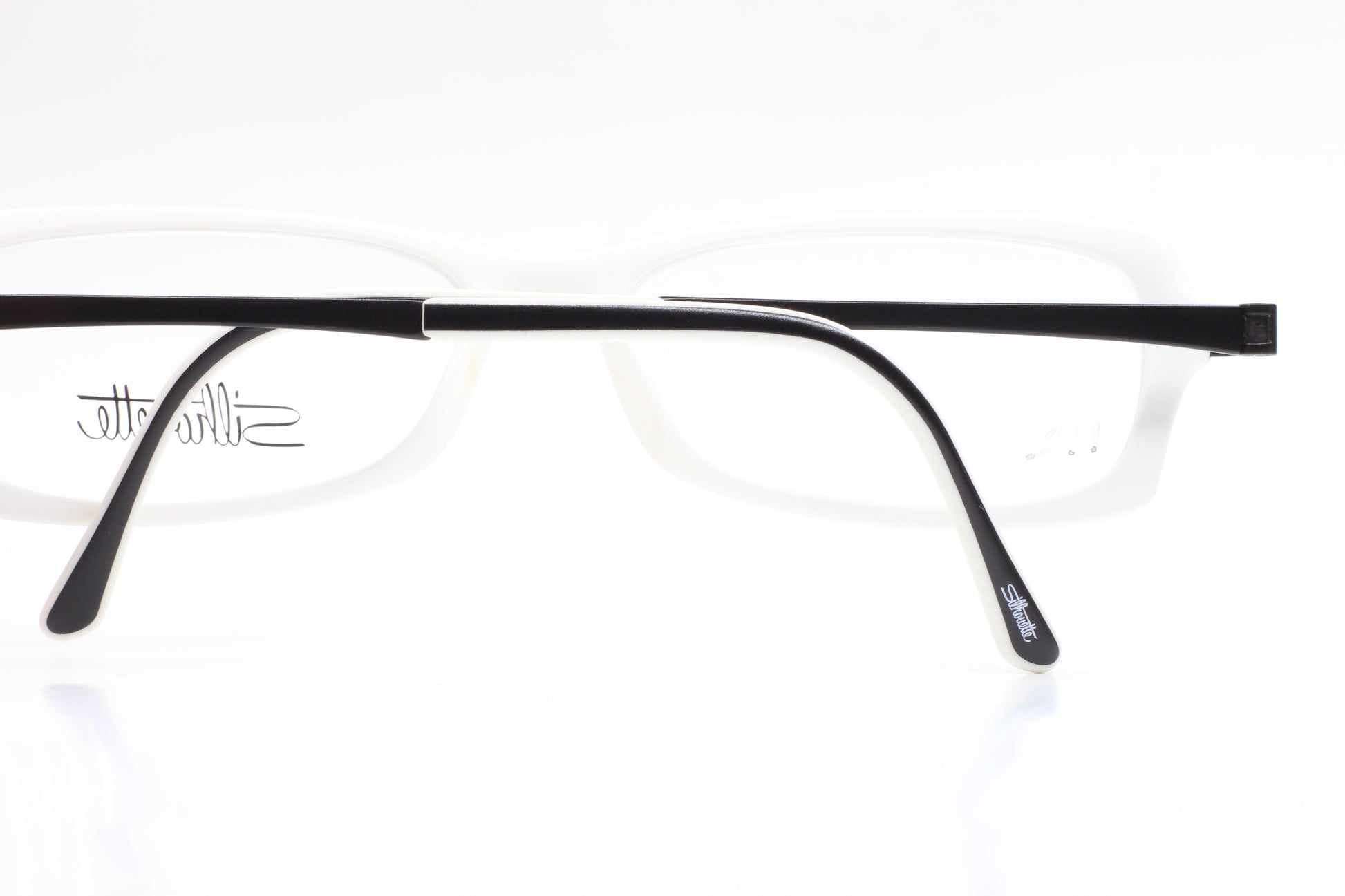 Silhouette SPX 1984 6055 Black White Designer Austria Eyeglasses -Wo Optical Frames ABC OPTICAL Eyeglasses