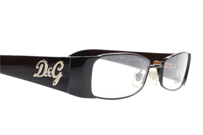 Dolce & Gabbana DG5049 064 Black Silver Metal Luxury Eyeglasses -Wo Optical Frames ABC Optical Eyeglasses