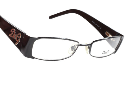 Dolce & Gabbana DG5049 064 Black Silver Metal Luxury Eyeglasses -Wo Optical Frames ABC Optical Eyeglasses