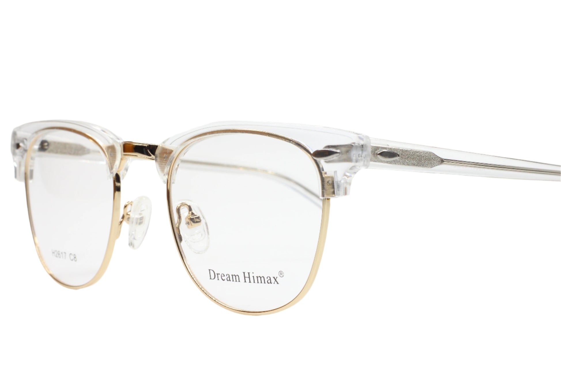 Dream Himax K2617 Crystal Clubmaster Designer Italy Eyeglasses -Wo Optical Frames ABC Optical Eyeglasses