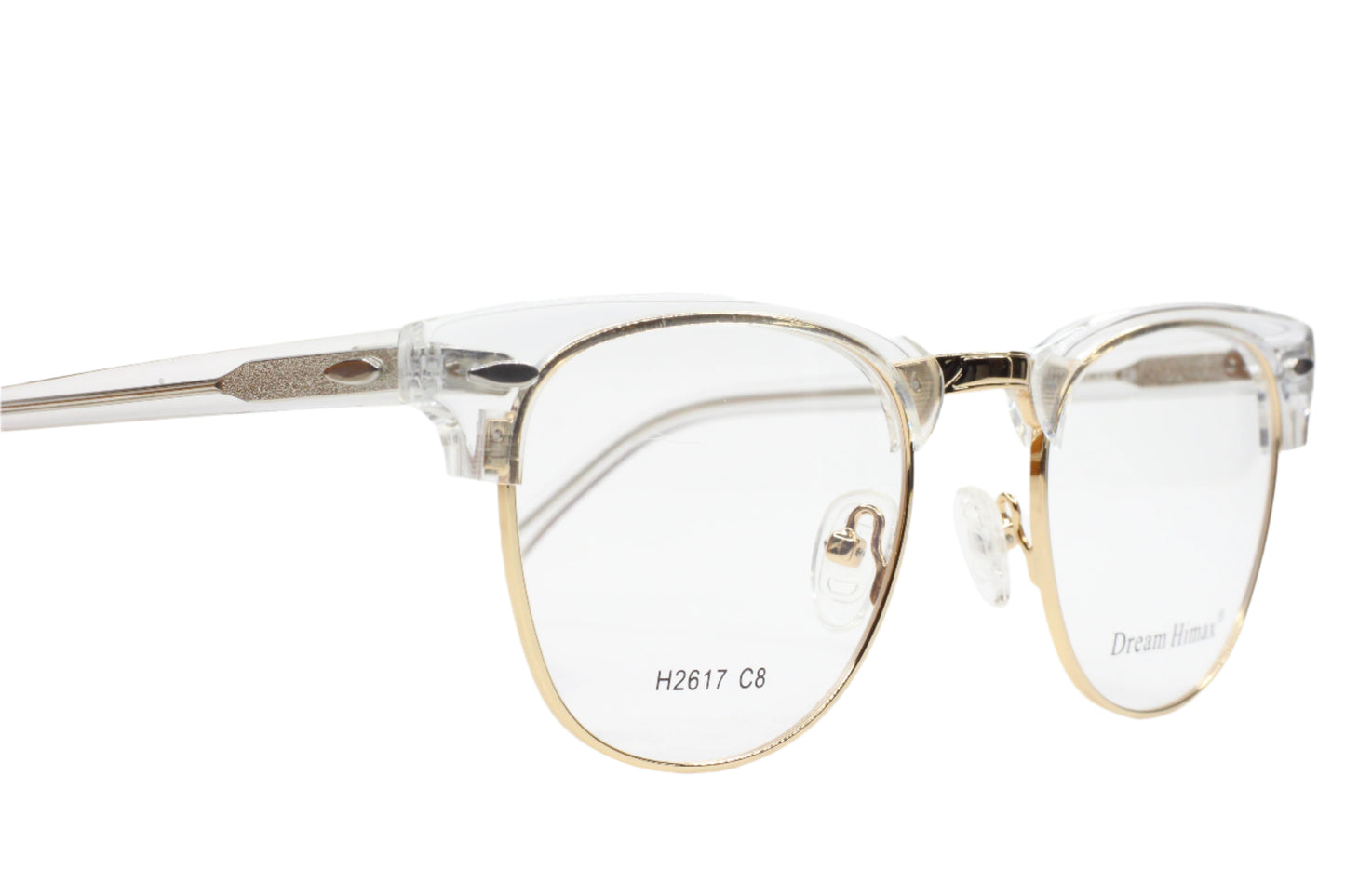 Dream Himax K2617 Crystal Clubmaster Designer Italy Eyeglasses -Wo Optical Frames ABC Optical Eyeglasses