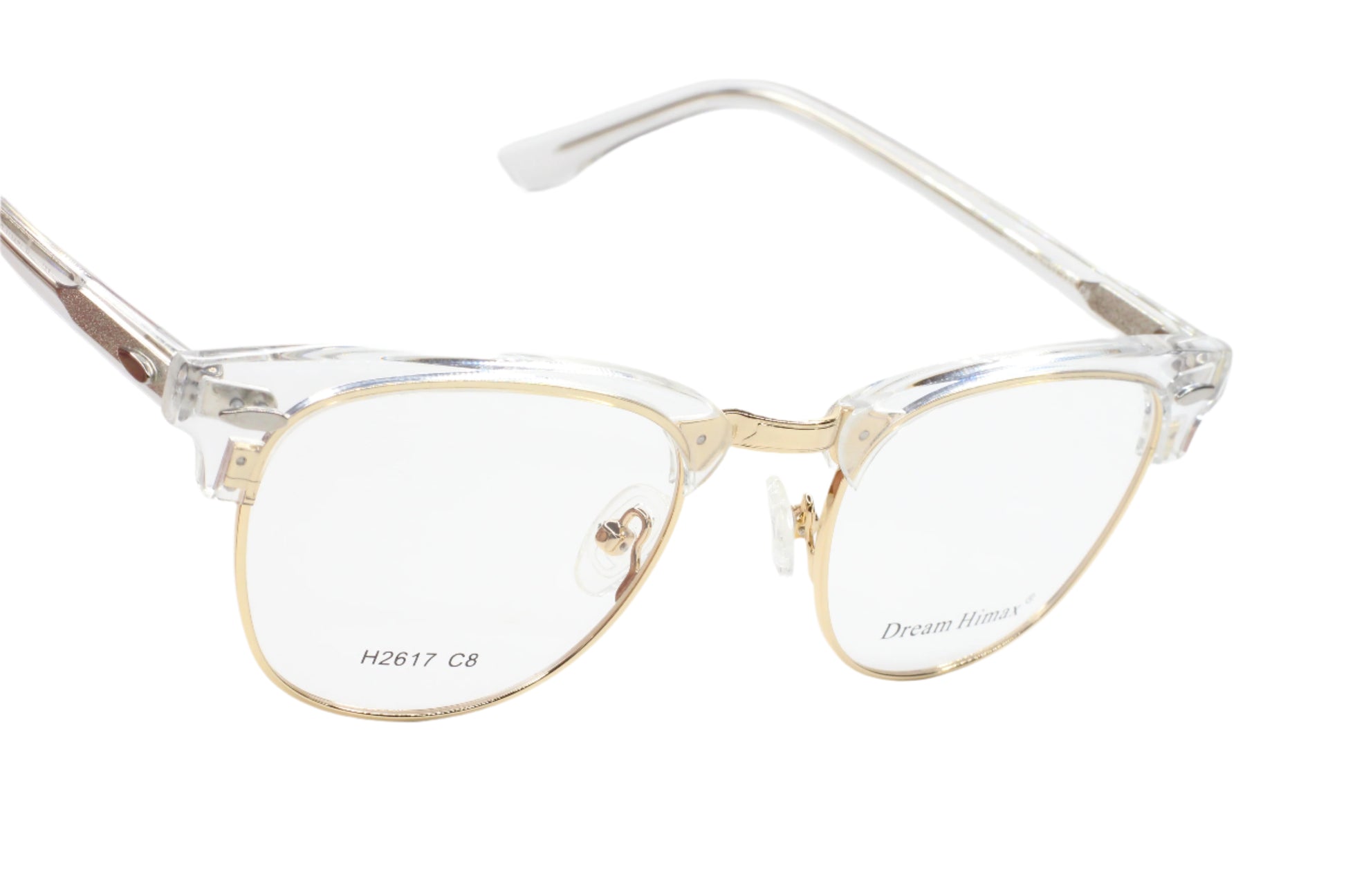 Dream Himax K2617 Crystal Clubmaster Designer Italy Eyeglasses -Wo Optical Frames ABC Optical Eyeglasses