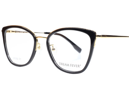 Dream Fever K1032 Crystal Gold Designer Fashion Italy Eyeglasses -Wo Optical Frames ABC Optical Eyeglasses