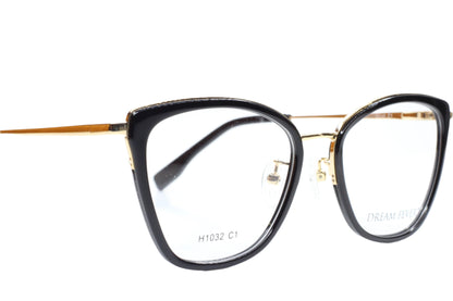 Dream Fever K1032 Crystal Gold Designer Fashion Italy Eyeglasses -Wo Optical Frames ABC Optical Eyeglasses