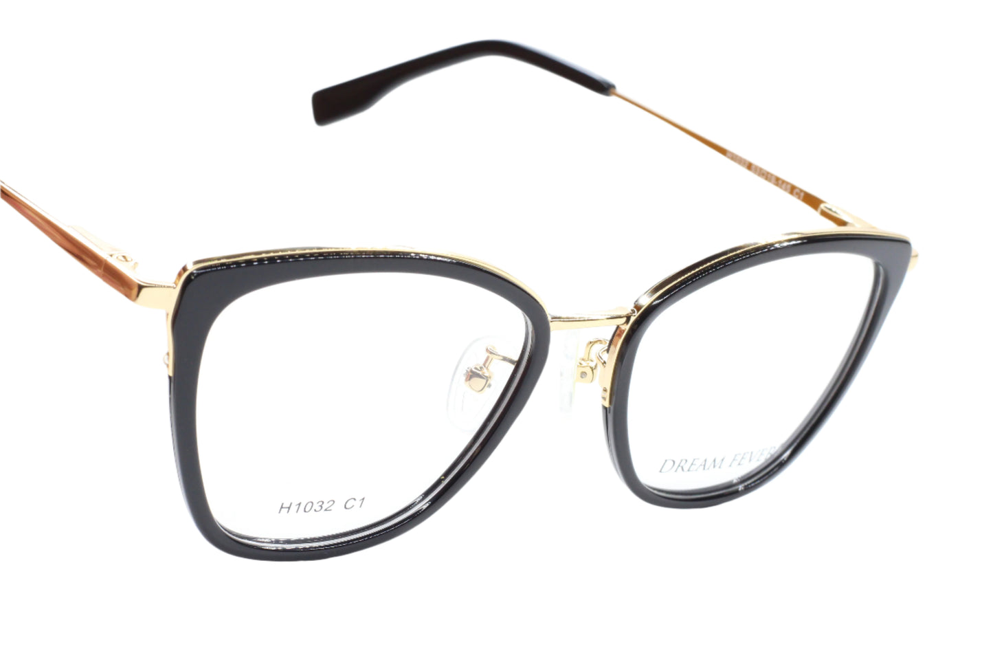 Dream Fever K1032 Crystal Gold Designer Fashion Italy Eyeglasses -Wo Optical Frames ABC Optical Eyeglasses