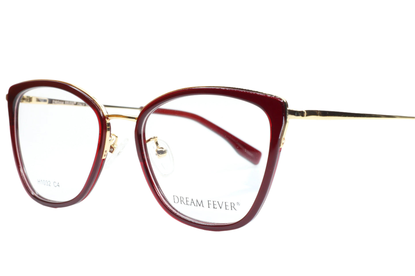 Dream Fever K1032 Crystal Gold Designer Fashion Italy Eyeglasses -Wo Optical Frames ABC Optical Eyeglasses