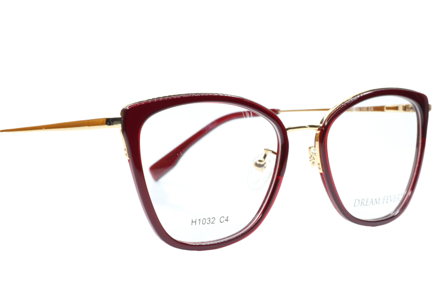 Dream Fever K1032 Crystal Gold Designer Fashion Italy Eyeglasses -Wo Optical Frames ABC Optical Eyeglasses