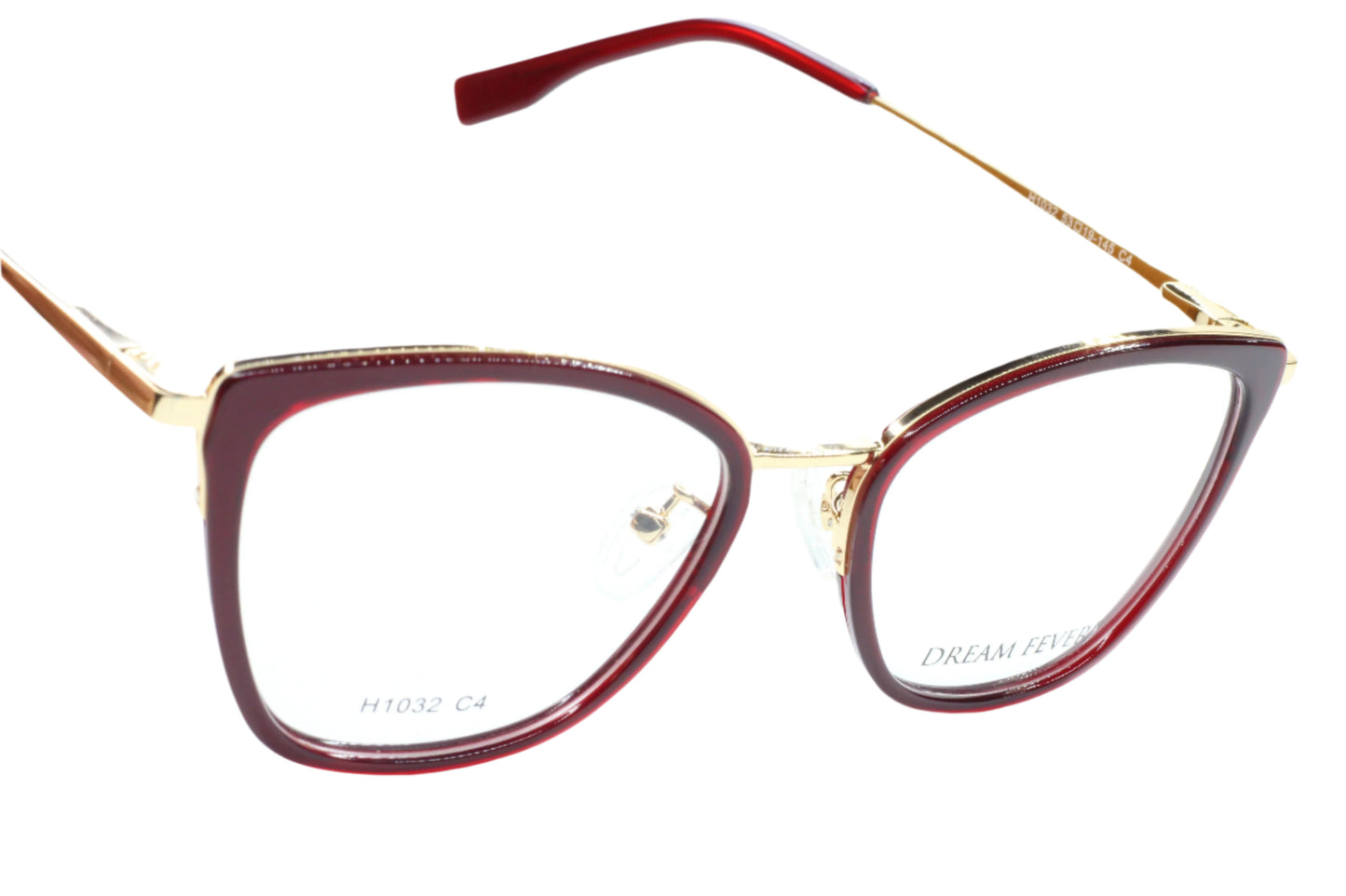 Dream Fever K1032 Crystal Gold Designer Fashion Italy Eyeglasses -Wo Optical Frames ABC Optical Eyeglasses