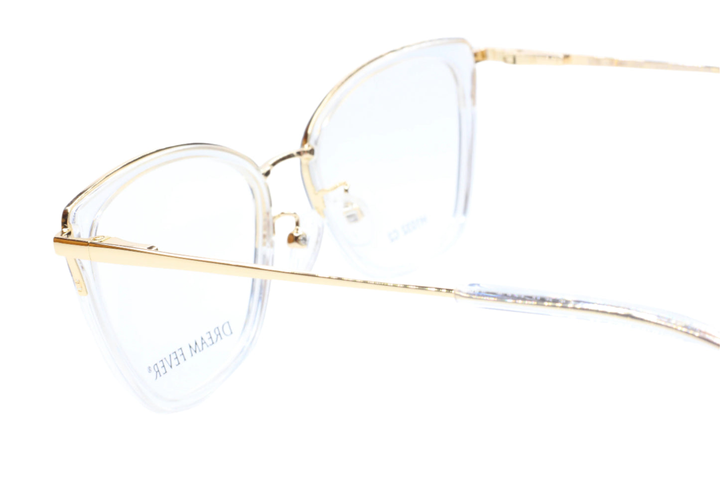 Dream Fever K1032 Crystal Gold Designer Fashion Italy Eyeglasses -Wo Optical Frames ABC Optical Eyeglasses