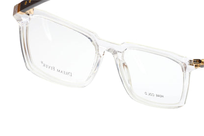 Dream Fever H046 Crystal Clear Gold Designer Italy Eyeglasses -Ma Optical Frames ABC OPTICAL Eyeglasses