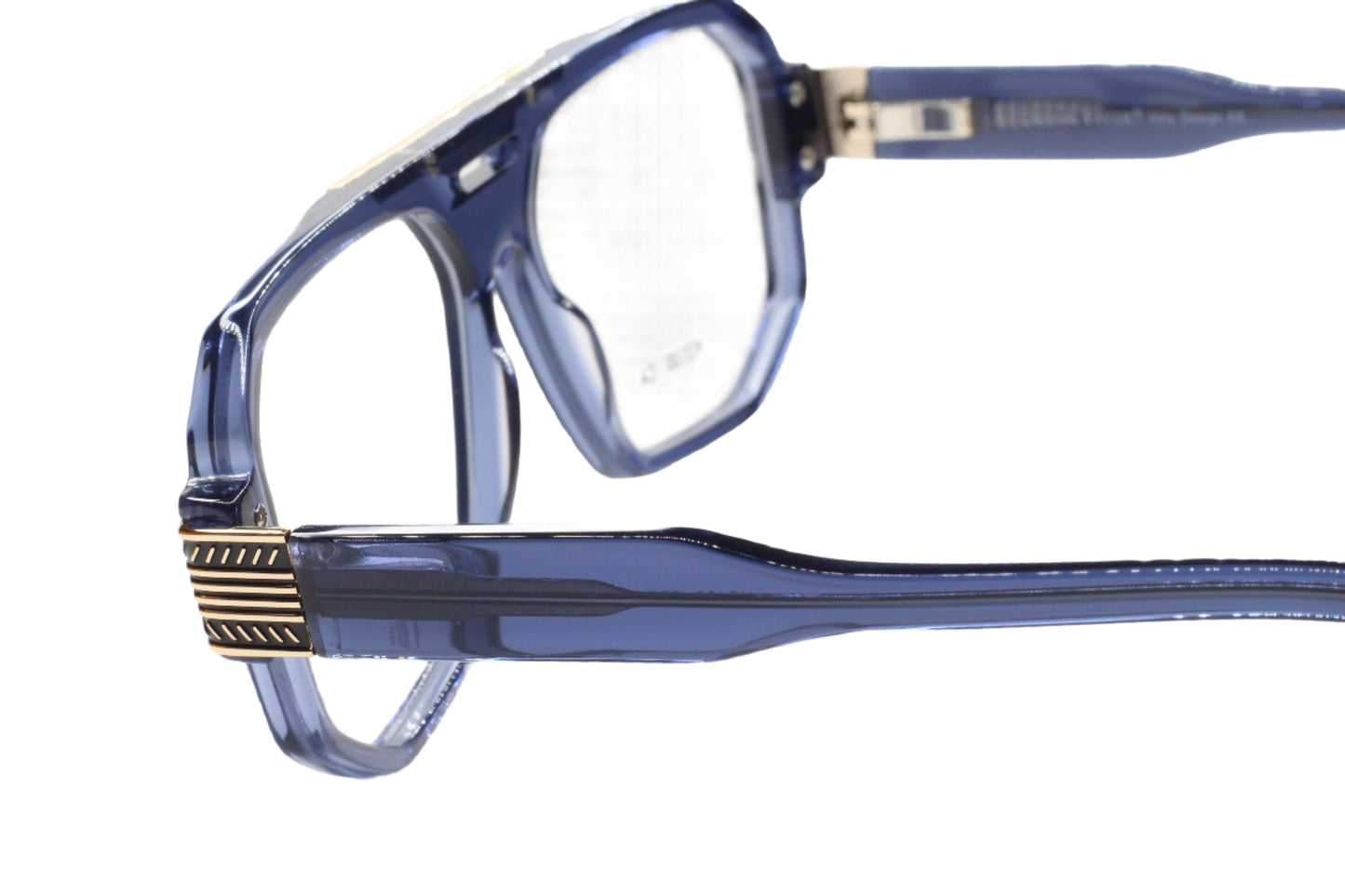 Dream Fever K8130 Crystal Blue Silver Luxury Italy Eyeglasses -Ma Optical Frames ABC OPTICAL Eyeglasses