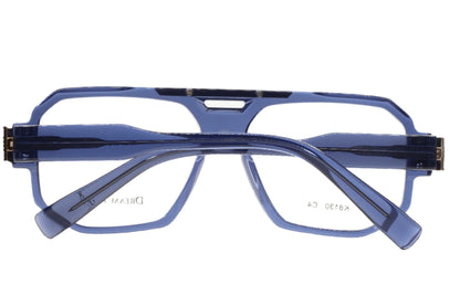 Dream Fever K8130 Crystal Blue Silver Luxury Italy Eyeglasses -Ma Optical Frames ABC OPTICAL Eyeglasses