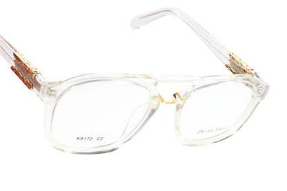 Dream Fever K8172 Crystal Clear Gold Designer Italy Eyeglasses -Ma Optical Frames ABC OPTICAL Eyeglasses