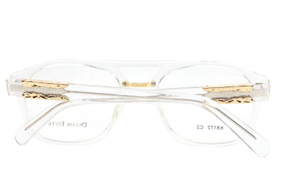 Dream Fever K8172 Crystal Clear Gold Designer Italy Eyeglasses -Ma Optical Frames ABC OPTICAL Eyeglasses