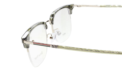 Dream Fever H8216 Crystal Green Silver Luxury Italy Eyeglasses -Ma Optical Frames ABC OPTICAL Eyeglasses