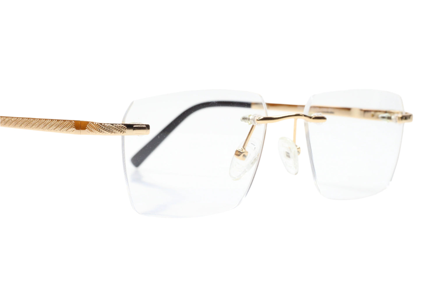 Myriad Eyewear ME25635 Gold Rimless Designer Luxury Eyeglasses -Wo