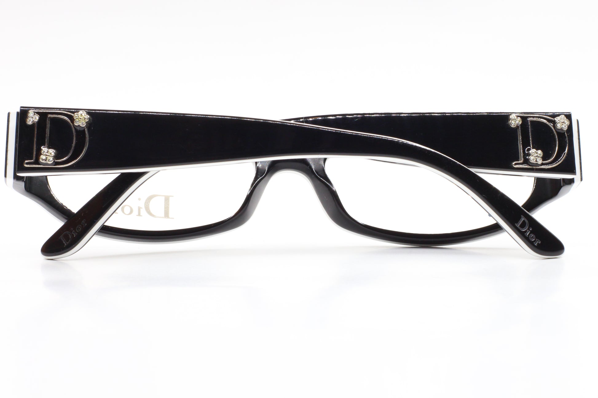 Christian Dior CD3113 YM6 Black Crystals Luxury Italy Eyeglasses -Wo Optical Frames ABC Optical Eyeglasses