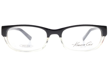 Kenneth Cole KC144 Col.003 Black Crystal Fade Designer Eyeglasses 51-16-135 Black Crystal Clear Acetate Optical Frames ABC Optical Eyeglasses