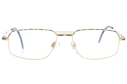 CAZAL Model 774 Col. 737 Gold Black Titanium Luxury Germany Eyeglasses -Ma 55-17-140 Gold Titanium Optical Frames ABC Optical Eyeglasses