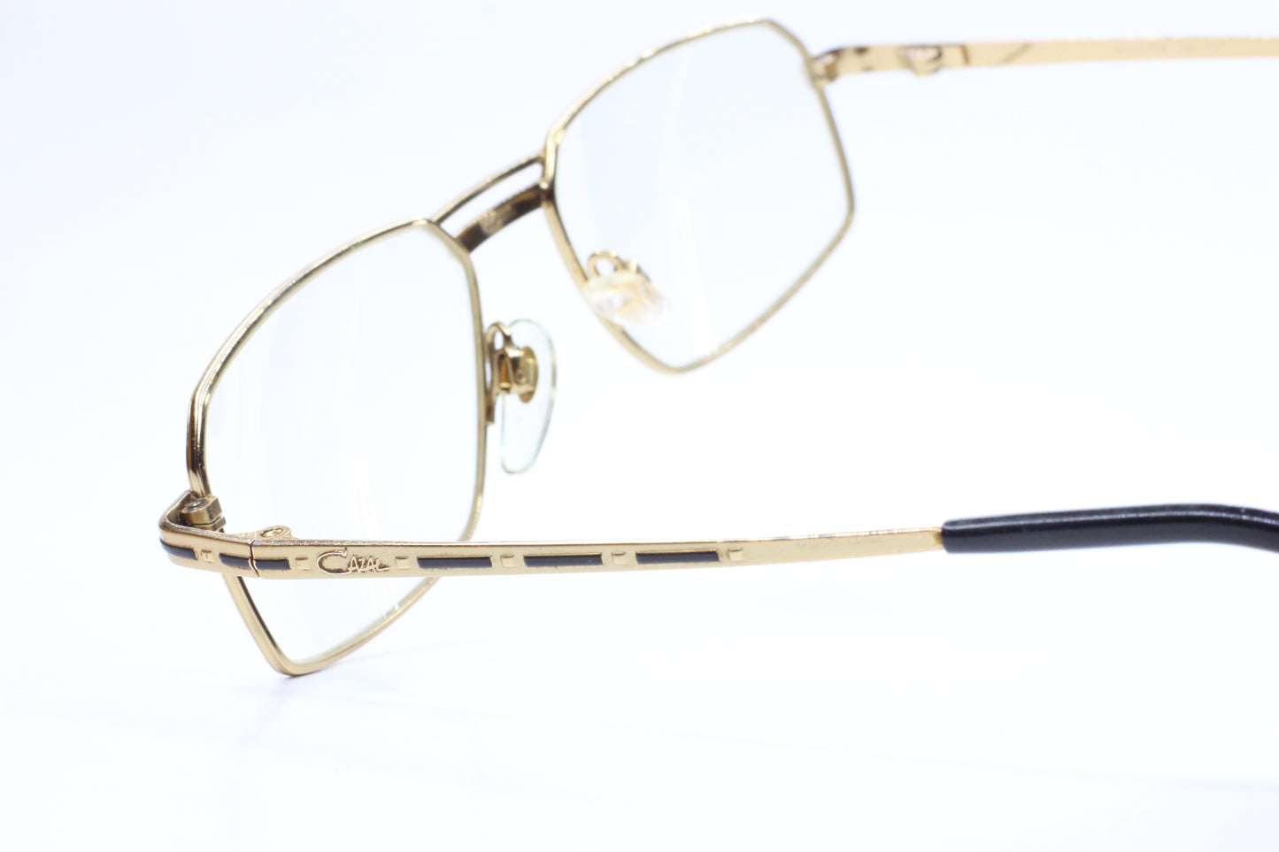 CAZAL Model 774 Col. 737 Gold Black Titanium Luxury Germany Eyeglasses -Ma Optical Frames ABC Optical Eyeglasses