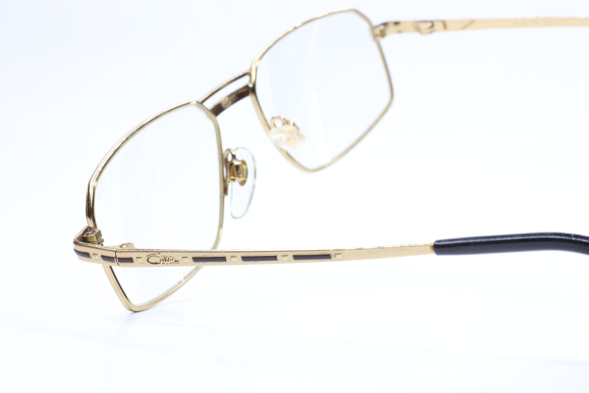 CAZAL Model 774 Col. 737 Gold Black Titanium Luxury Germany Eyeglasses -Ma Optical Frames ABC Optical Eyeglasses