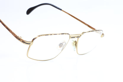 CAZAL Model 774 Col. 737 Gold Black Titanium Luxury Germany Eyeglasses -Ma Optical Frames ABC Optical Eyeglasses