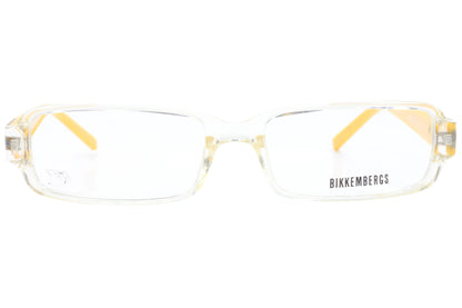 Bikkembergs BK06506 Crystal Clear Yellow Luxury Italy Eyeglasses -Ma 52-16-135 Crystal Clear Yellow Acetate Optical Frames ABC Optical Eyeglasses