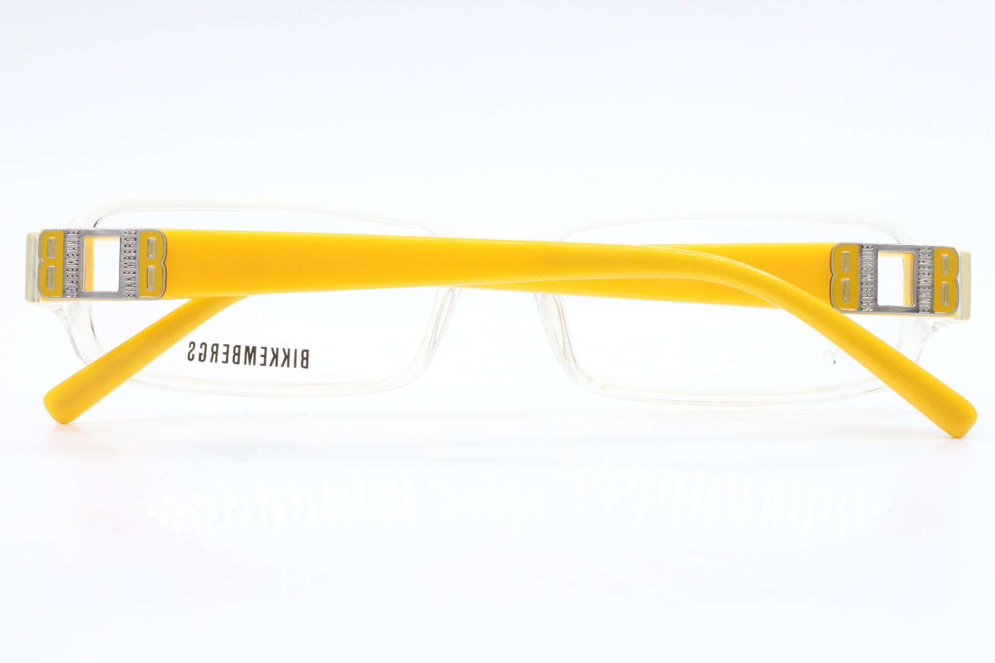 Bikkembergs BK06506 Crystal Clear Yellow Luxury Italy Eyeglasses -Ma Optical Frames ABC Optical Eyeglasses