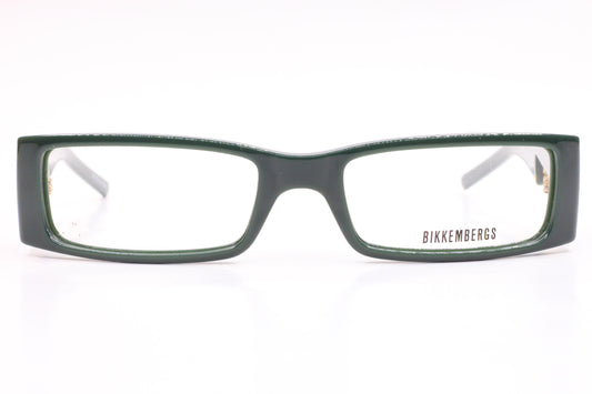 Bikkembergs BK04503 Dark Green Gold Luxury Italy Eyeglasses -Wo 58-18-135 Dark Green Gold Acetate Optical Frames ABC Optical Eyeglasses